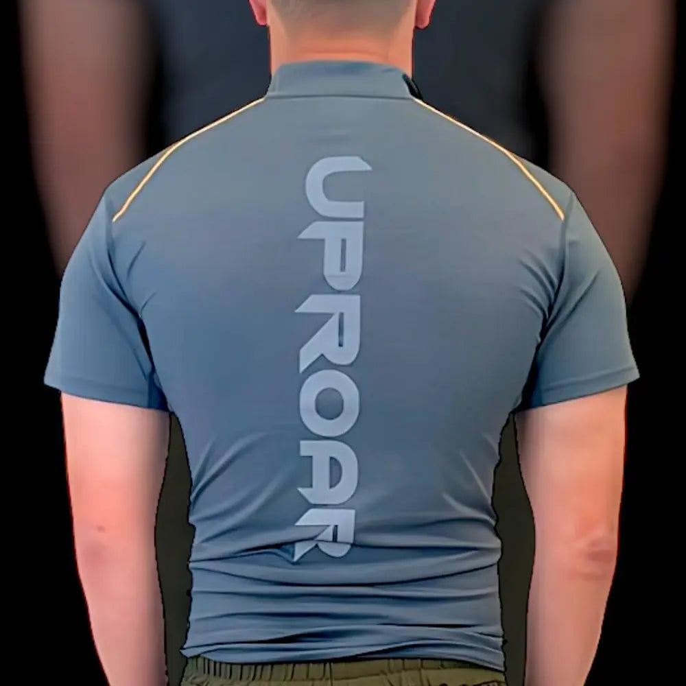 Uproar Quick Dry Mid Compression Active Tee Grey &