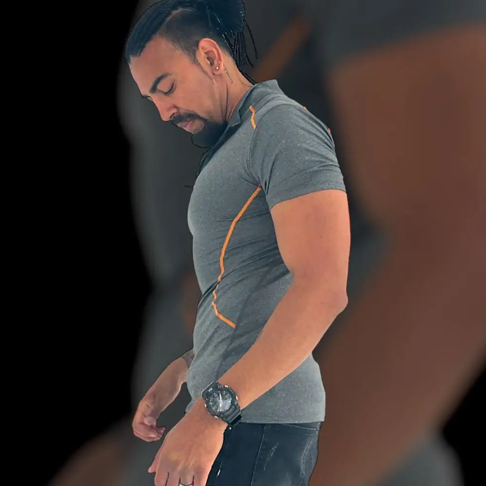 Uproar Quick Dry Semi-Compression Active Tee Grey