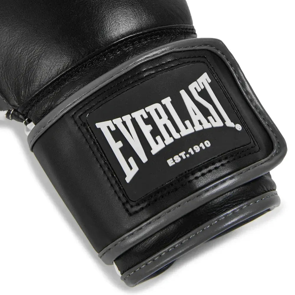 Everlast Powerlock OG Advanced Boxing Gloves - Black/White/Grey