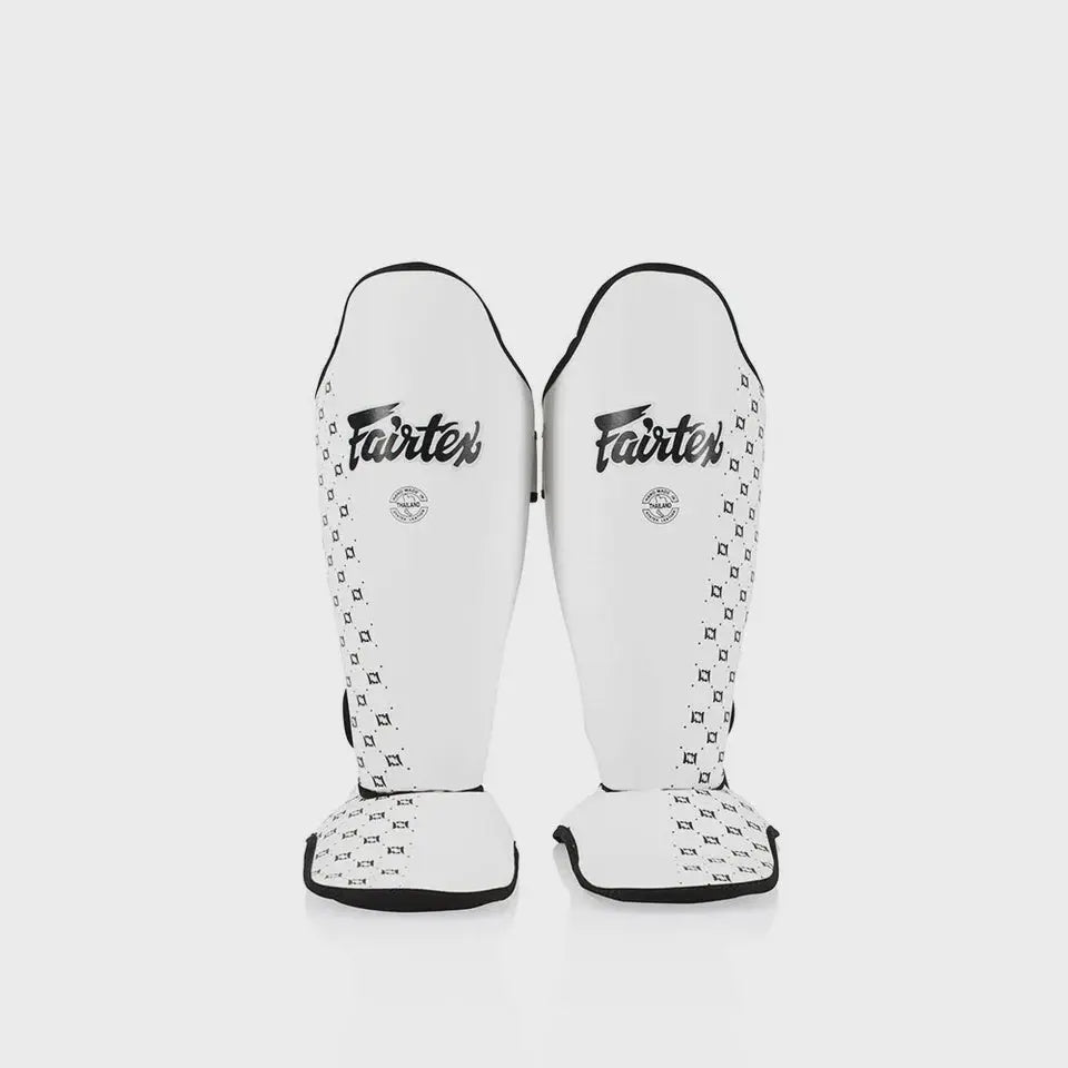 Fairtex SP5 Competition Muay Thai Shin Guards - White