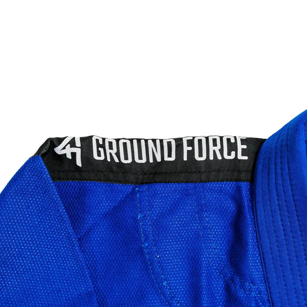 Ground Force Basic Kids BJJ Gi - Blue - Martial Arts Supplies Perth