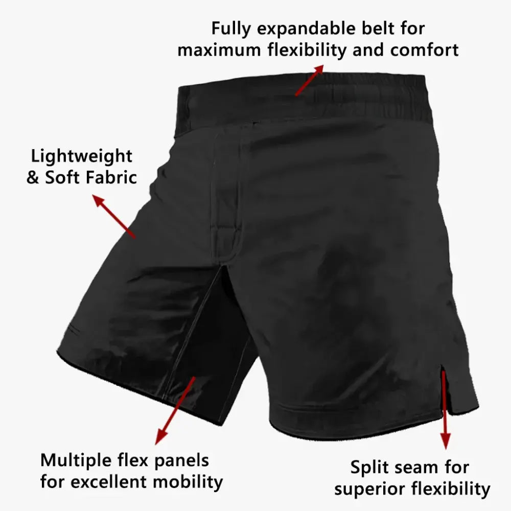 Shredded Panda 2.0 Hybrid BJJ Shorts - MASA