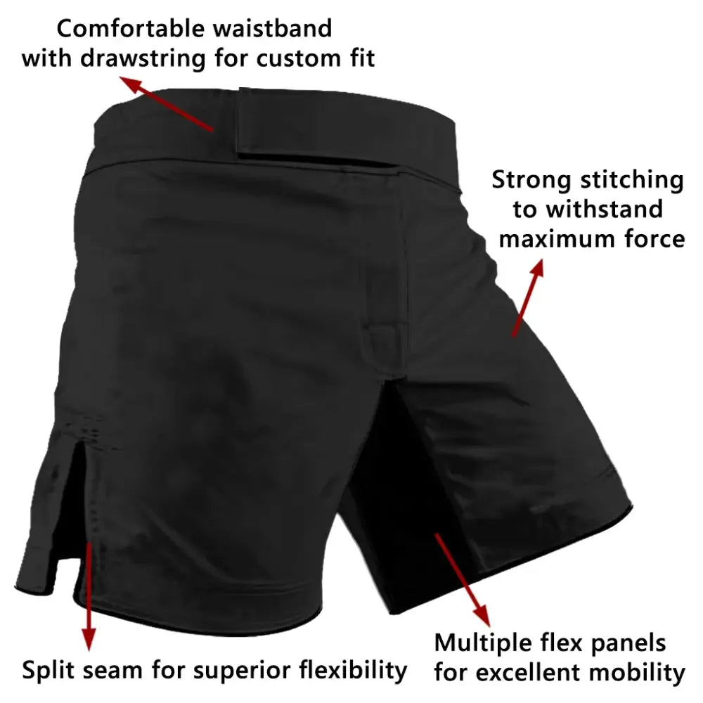 Shredded Panda 2.0 Hybrid BJJ Shorts - MASA