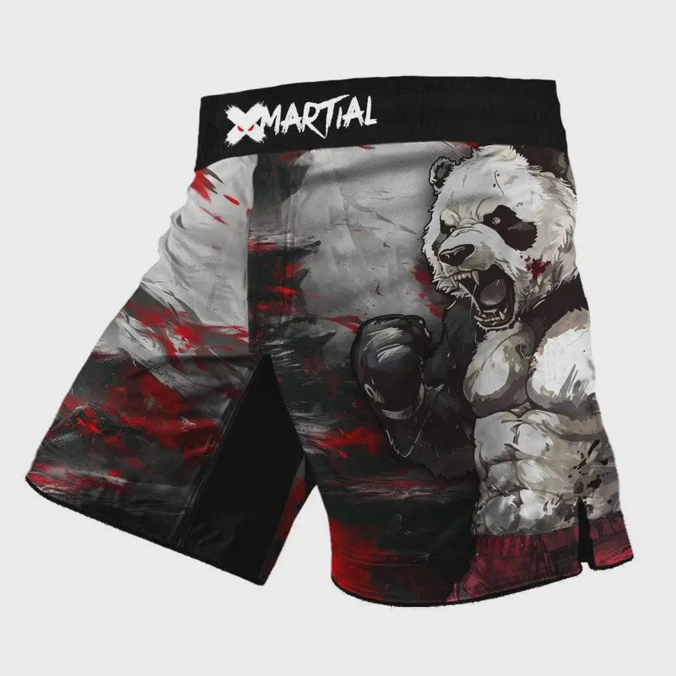 Shredded Panda 2.0 Hybrid BJJ Shorts - MASA