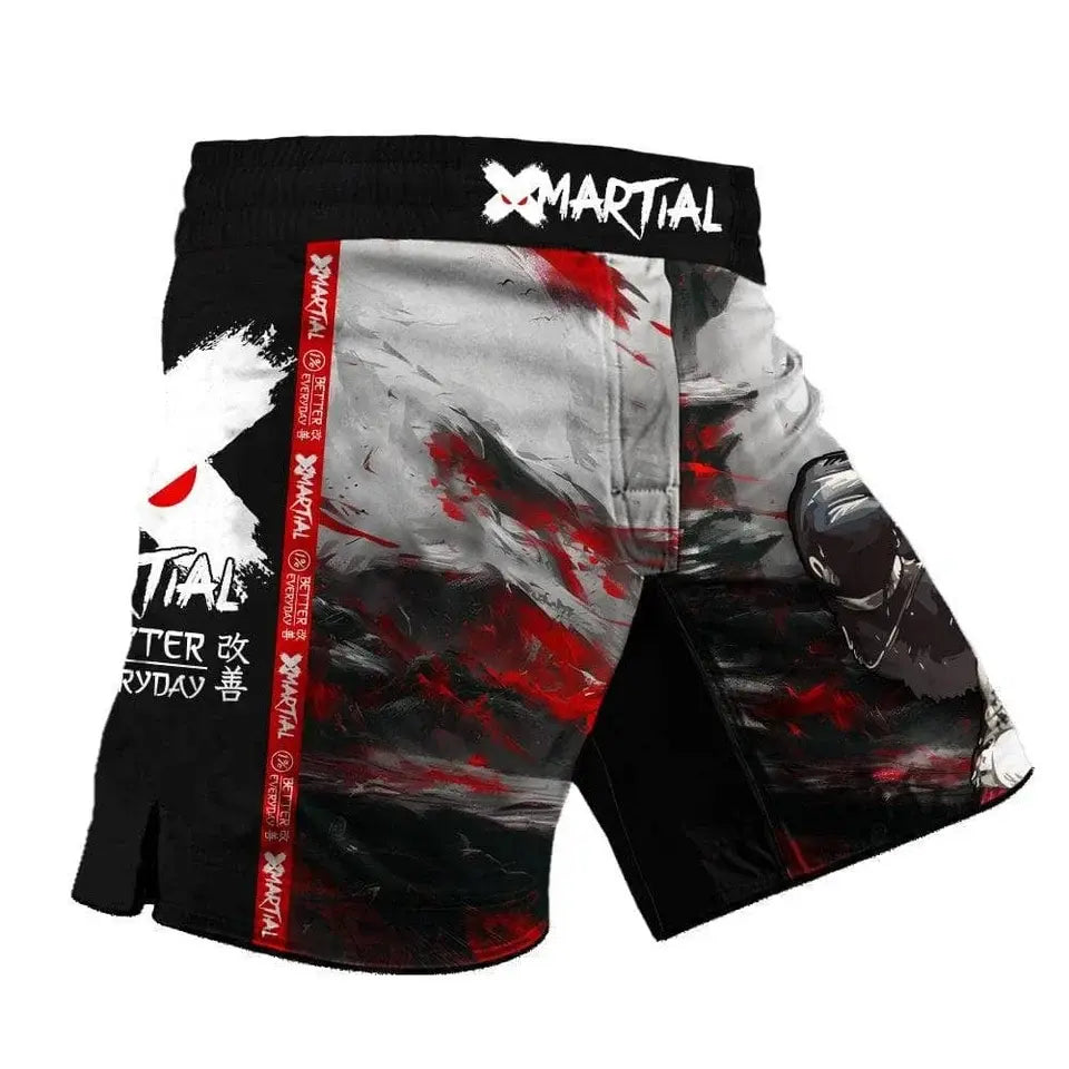Shredded Panda 2.0 Hybrid BJJ Shorts - MASA