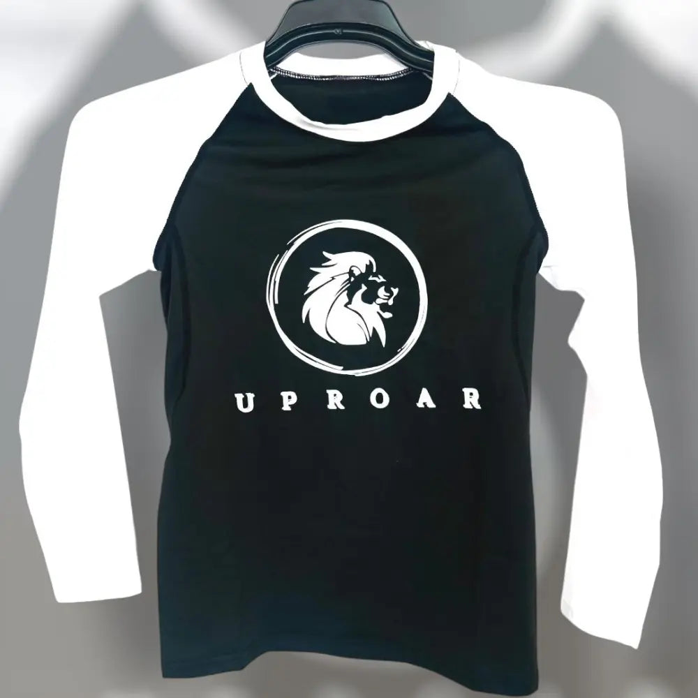 Uproar Combat Cub Kids Long Sleeve Rashie B/W - MASA