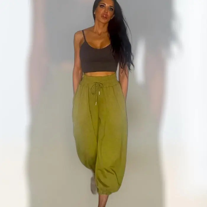 Uproar Freestyle Sweatpants Olive Green - MASA