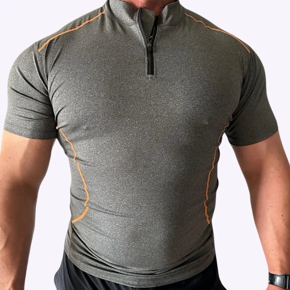 Uproar Quick Dry Semi-Compression Active Tee Grey
