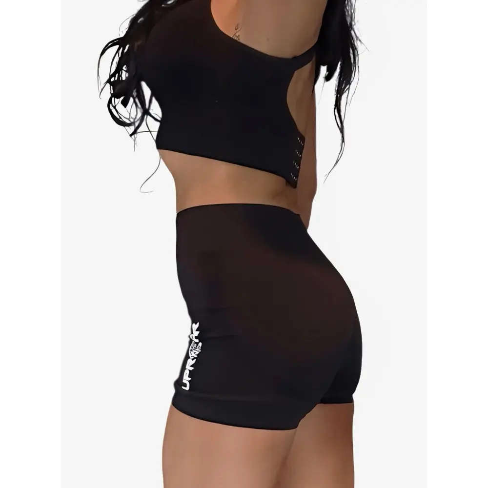 Uproar Strike Shorts Biker Black - MASA