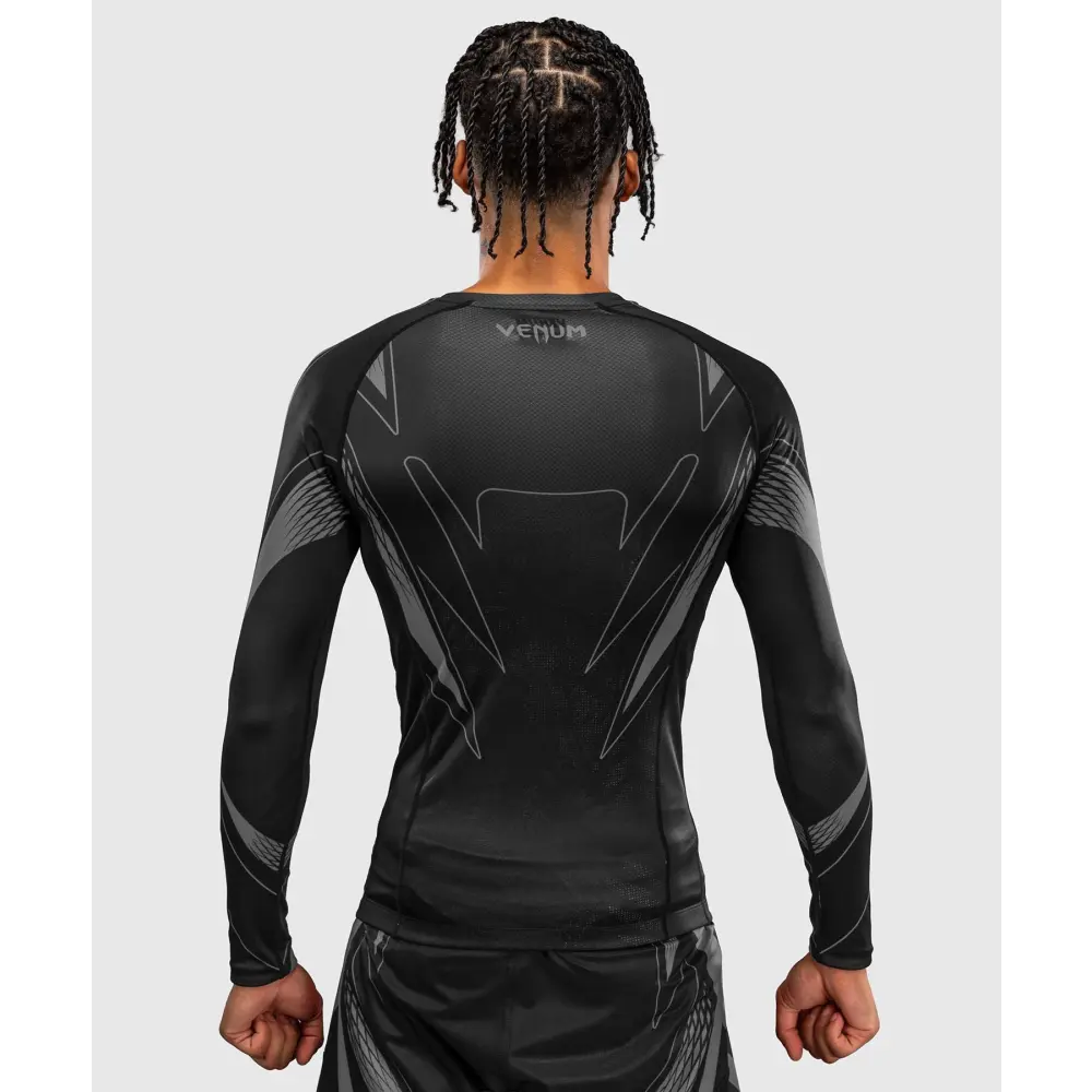 Venum Amazonia Reborn Long Sleeve Rashguard - Black/Grey
