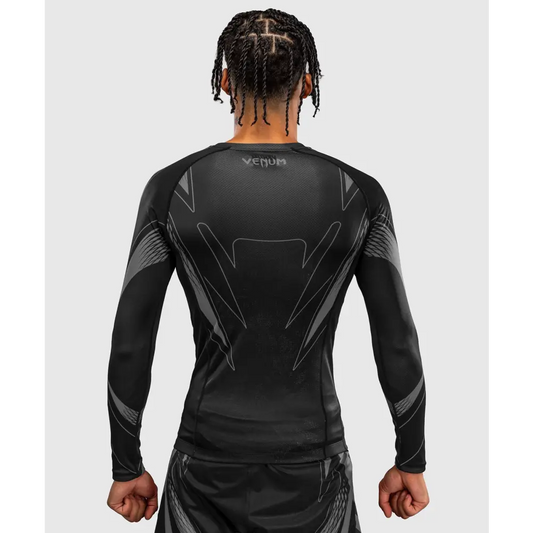 Venum Amazonia Reborn Long Sleeve Rashguard - Black/Grey