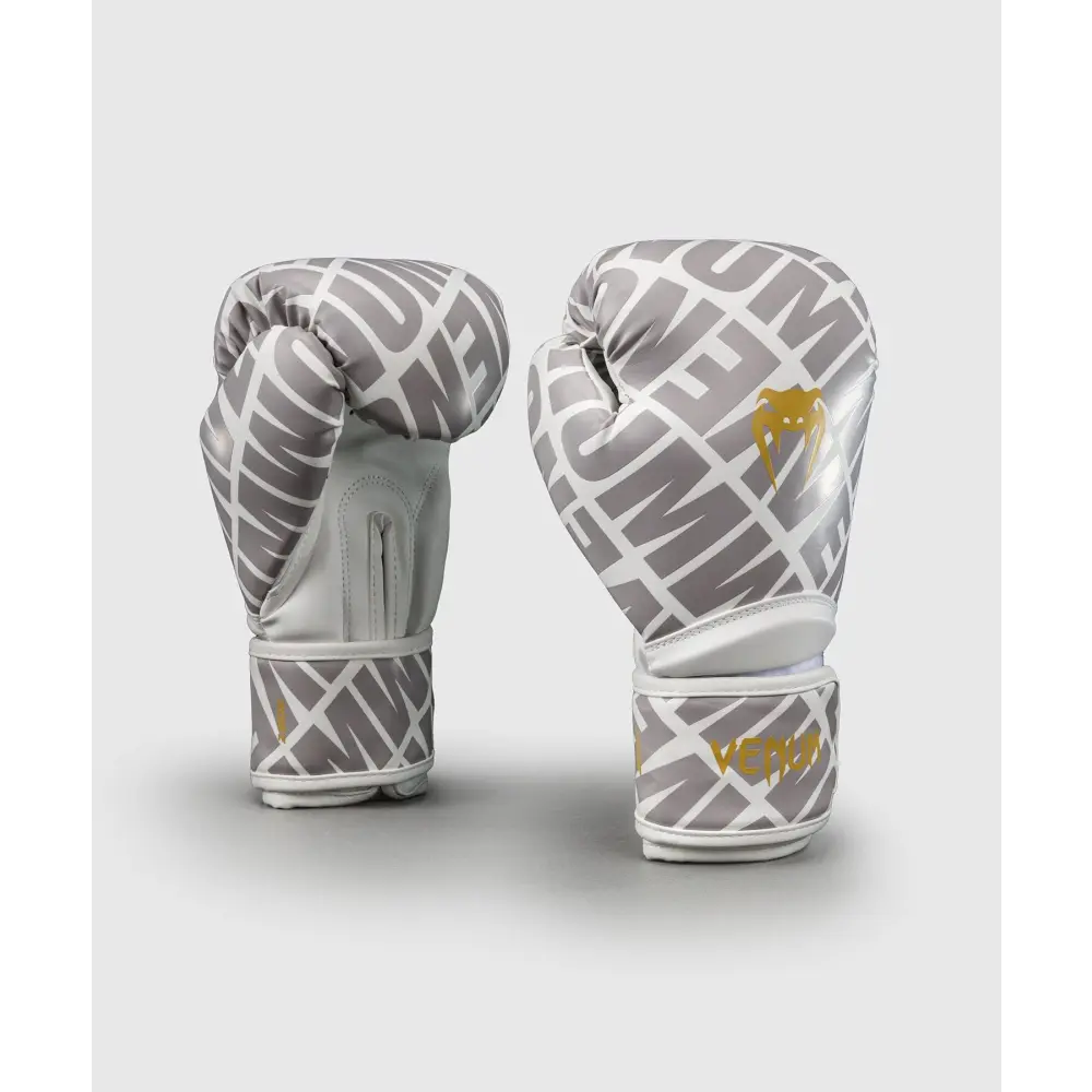 Venum Contender 1.5 XT 3D Boxing Gloves - White/ Gold