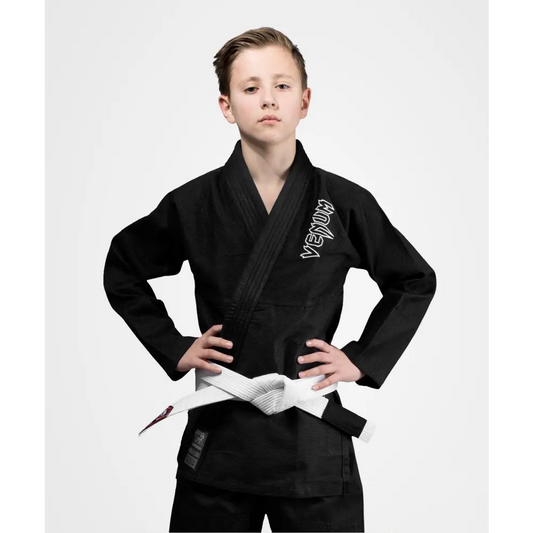 Venum Contender Kids BJJ Gi - Black - Australia
