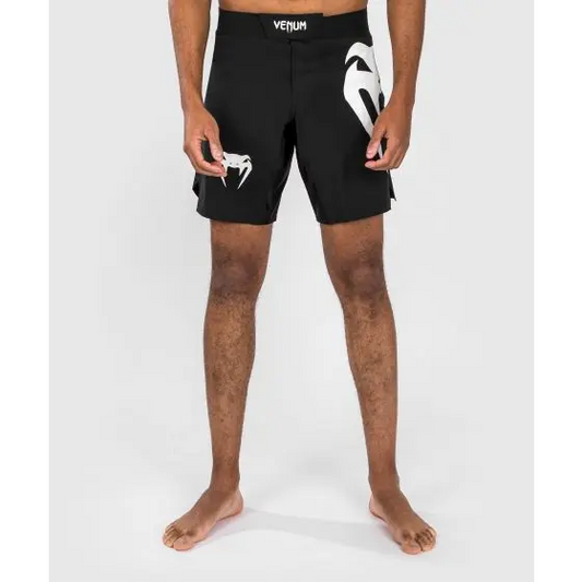 Venum Light 5.0 Fight Shorts - Black/White