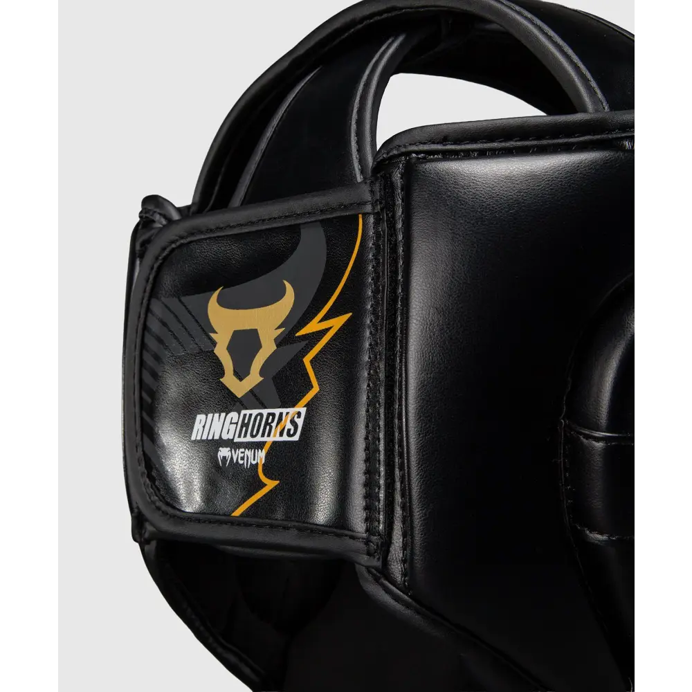 Venum Ringhorns Charger Headgear - Black/Gold