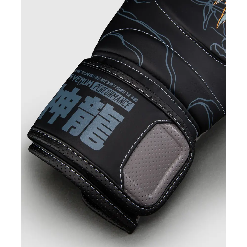 Venum Thunder Dragon Boxing Gloves - Black/Grey/Copper  - Muay Thai gloves